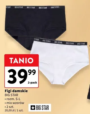 Figi damskie bawełniane promocja w Intermarche