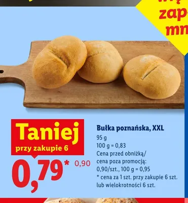 Bułka poznańska XXL promocja w Lidl