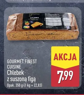 Chlebek z suszoną figą Gourmet Finest Cuisine promocja w Aldi