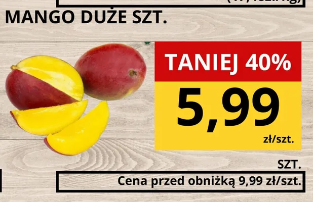 Mango duże promocja w Supeco