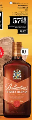 Whisky Ballantine's Sweet Blend promocja w POLOmarket