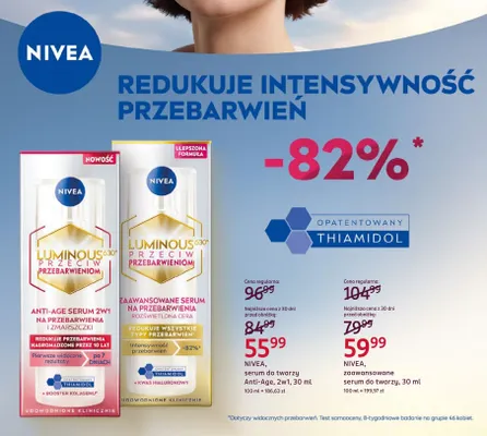 Zaawansowane serum do twarzy Nivea promocja w Rossmann