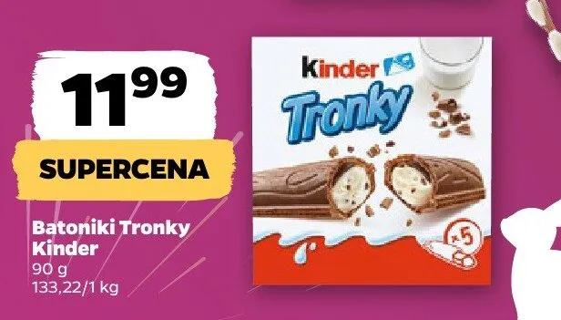 Batoniki Tronky promocja w Netto