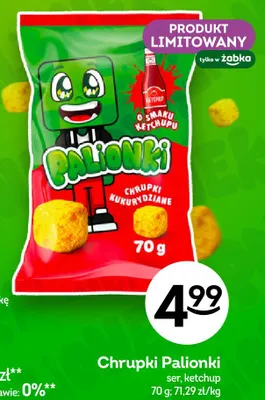 Chrupki Palionki ser promocja w Żabka