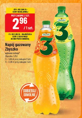 Napój gazowany wybrane rodzaje promocja w POLOmarket