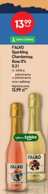 Wino bezalkoholowe F'Alko Sparkling Rose promocja w Żabka