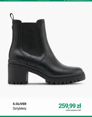 Sztyblety S.Oliver promocja w Deichmann