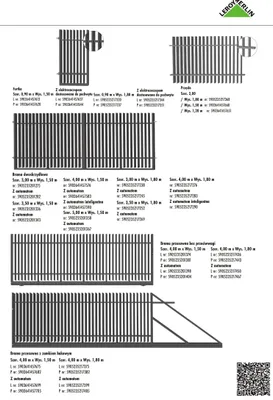 Ogrodzenia Polbram, strona 16 promocja w Leroy Merlin