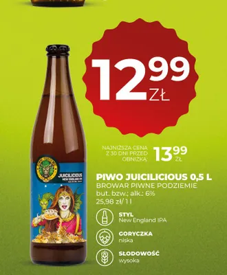 Piwo Juicilicious Browar Piwne Podziemie promocja w Duży Ben