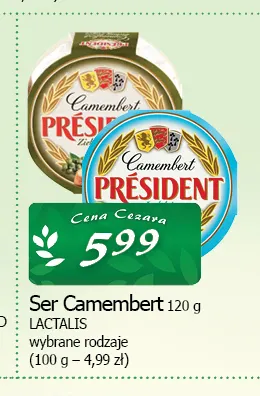 Ser Camembert Président promocja w CEZAR Delikatesy
