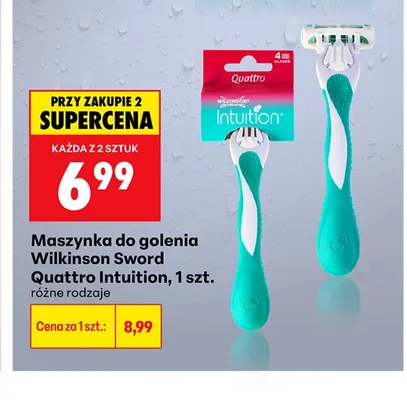 Maszynka do golenia Wilkinson Sword Quattro Intuition promocja w Biedronka