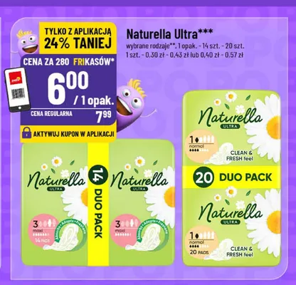 Podpaski Naturella Ultra promocja w POLOmarket