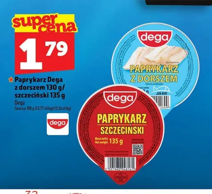 Paprykarz z dorszem Dega promocja w TOPAZ
