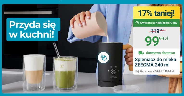 Spieniacz do mleka 500 w promocja w ERLI