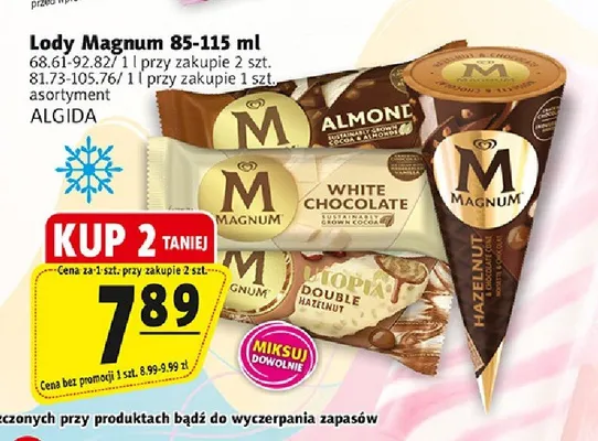 Lody Magnum promocja w Prim Market