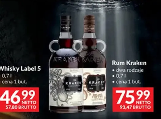 Rum Kraken promocja w Makro
