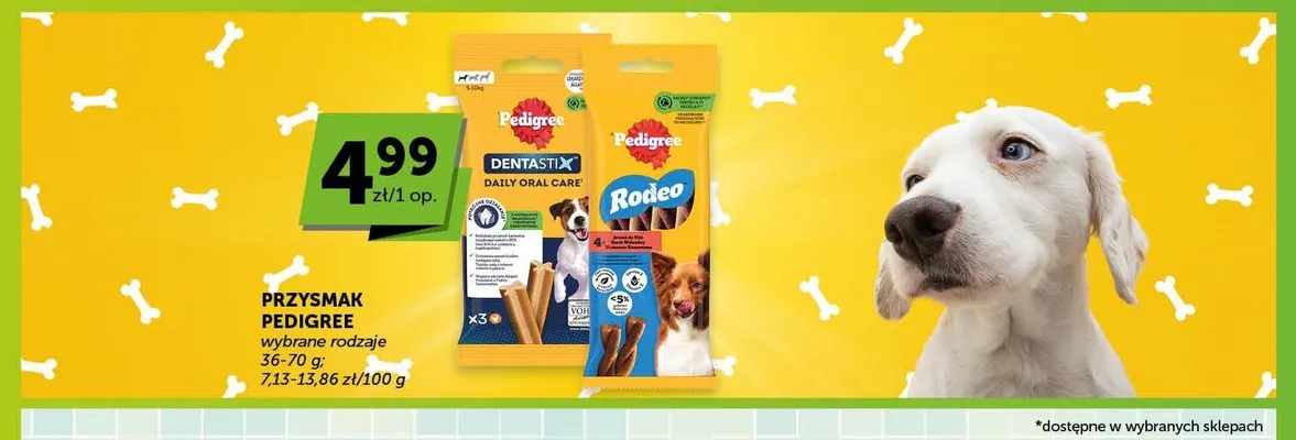 Przysmak dla psa Pedigree Rodeo promocja w Euro Sklep