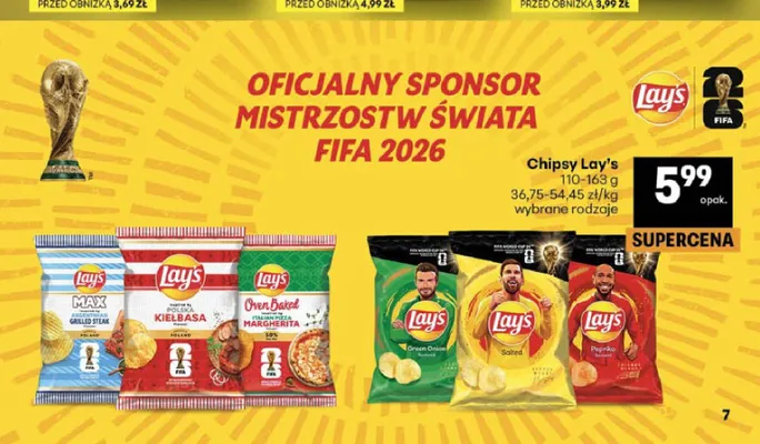 Chipsy Lay's Salted promocja w Delikatesy Centrum