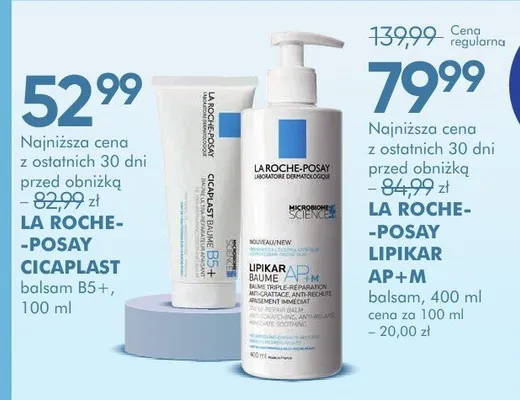 Balsam La Roche-Posay Lipikar AP+M promocja w Super-Pharm