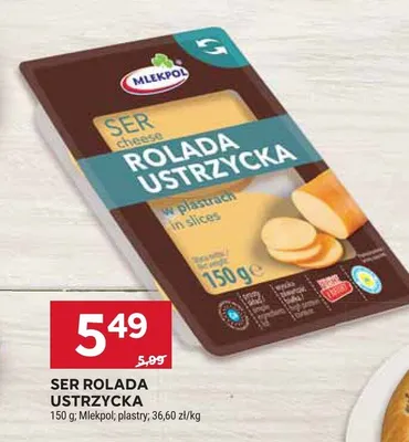 Ser rolada ustrzycka promocja w Stokrotka