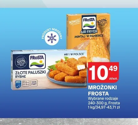 Złote paluszki rybne Frosta promocja w Chorten