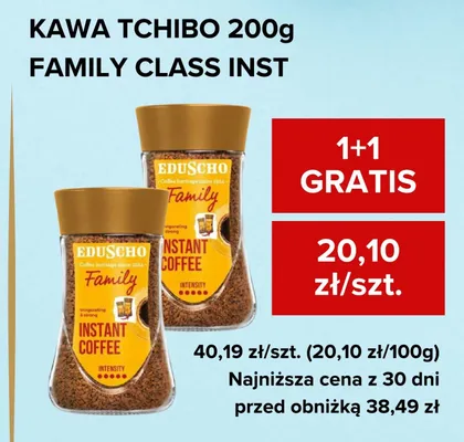 Kawa rozpuszczalna Tchibo Family Instant Coffee promocja w Supeco