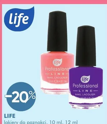 Lakiery do paznokci Life Professional Line promocja w Super-Pharm
