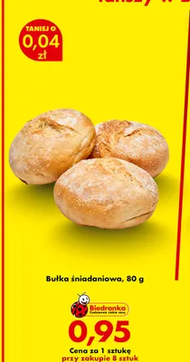 Bułka śniadaniowa promocja w Biedronka