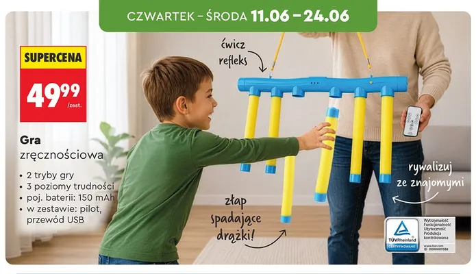 Gra zręcznościowa promocja w Biedronka
