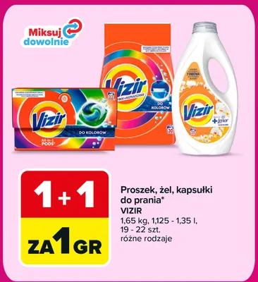 Żel do prania Vizir promocja w Carrefour