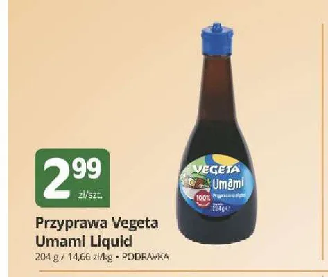 Przyprawa Vegeta Umami Liquid promocja w Marketvita