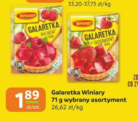 Galaretka malinowa Winiary promocja w Społem Częstochowa