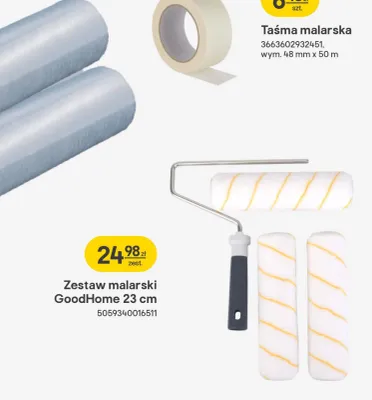 Zestaw malarski GoodHome 23 cm promocja w Castorama