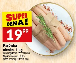 Parówka cienka promocja w Twój Market