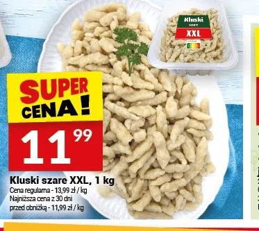 Kluski szare XXL promocja w Twój Market