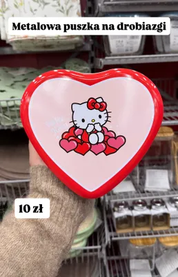 Metalowa puszka na drobiazgi w kształcie serca promocja w Pepco