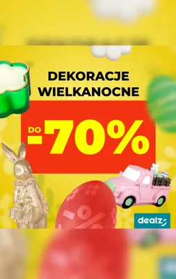 Dekoracje wielkanocne do -70%, strona 0 promocja w Dealz