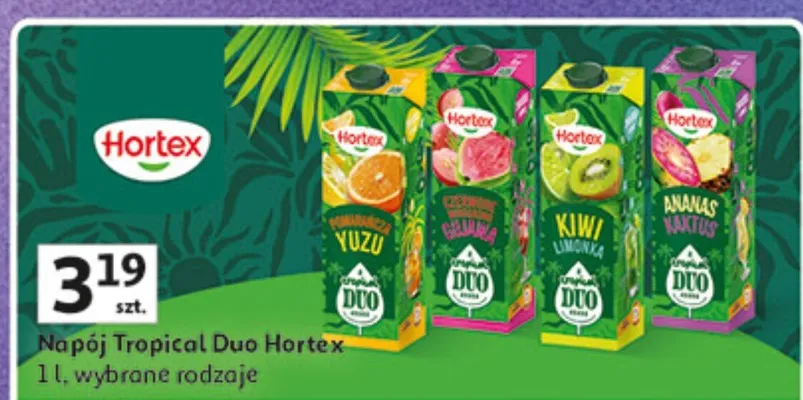 Napój Tropical Duo Hortex promocja w Auchan
