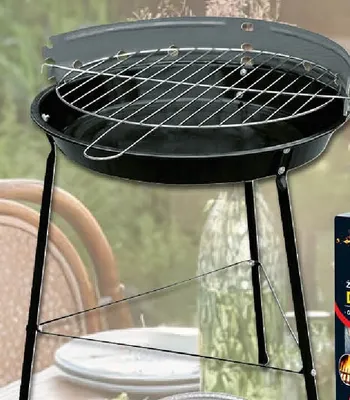 Grill węglowy okrągły promocja w POLOmarket