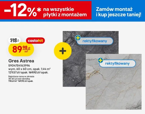 Gres Astrea promocja w Castorama