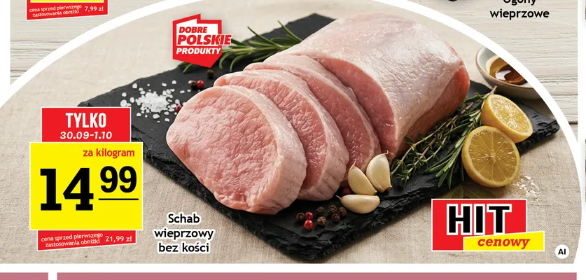 Schab wieprzowy bez kości promocja w Gram Market