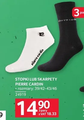 Stopki lub skarpety Pierre Cardin promocja w Selgros