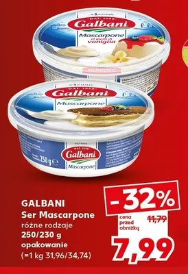 Ser Mascarpone Galbani promocja w Kaufland