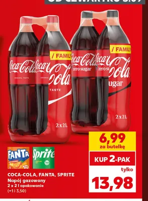 Napój gazowany Sprite 2-pak promocja w Kaufland