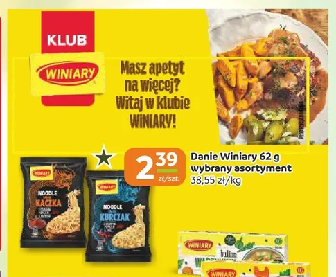 Danie Noodle Kurczak Winiary promocja w Społem Częstochowa