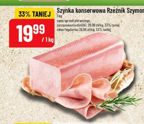 Szynka konserwowa Rzeźnik Szymon promocja w POLOmarket