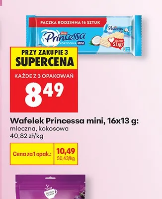 Wafelek Princessa mini promocja w Biedronka