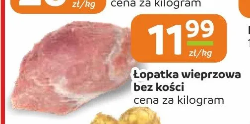 Łopatka wieprzowa bez kości promocja w Społem Częstochowa