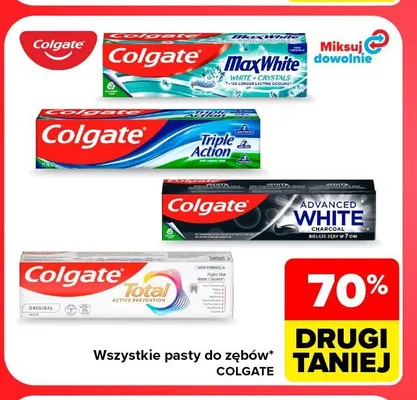 Pasty do zębów Colgate promocja w Carrefour