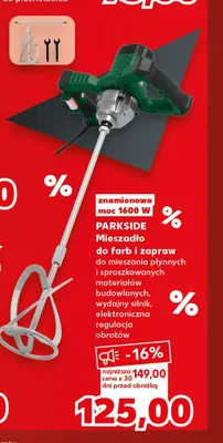 Mieszadło do farb i zapraw Parkside promocja w Kaufland